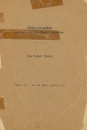 Basler Stadtbuch 1930
